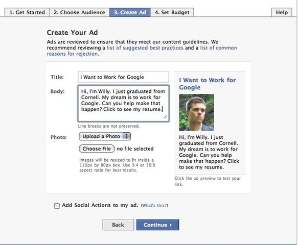 Launch of self-service ads platform
