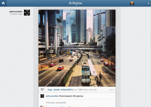 Instagram generates website that operates like the App