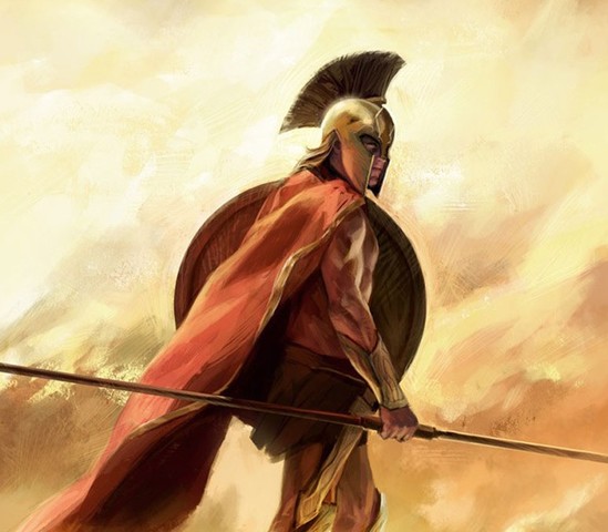 Sparta creates a military centred city state