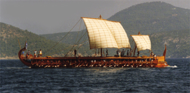 Athens creates a strong water based military