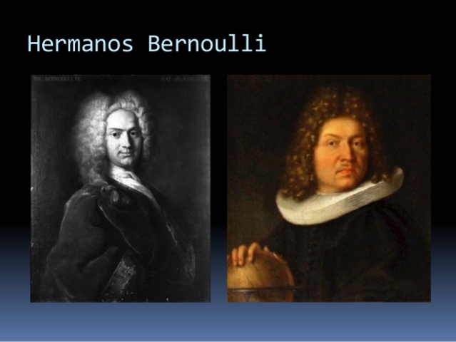 Los hermanos Bernoulli inventaron el cálculo de variaciones y el francés Monge la geometría descriptiva