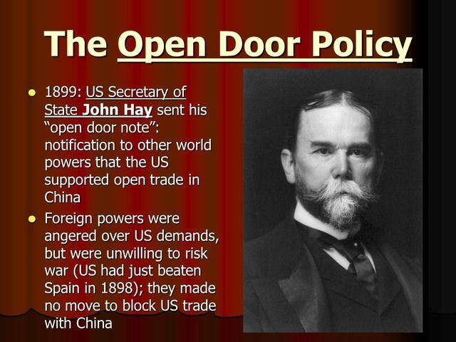 John Hays Wrote His "Open Door Notes"