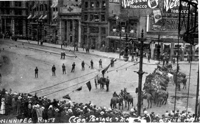 Beginning of Winnipeg General Strike
