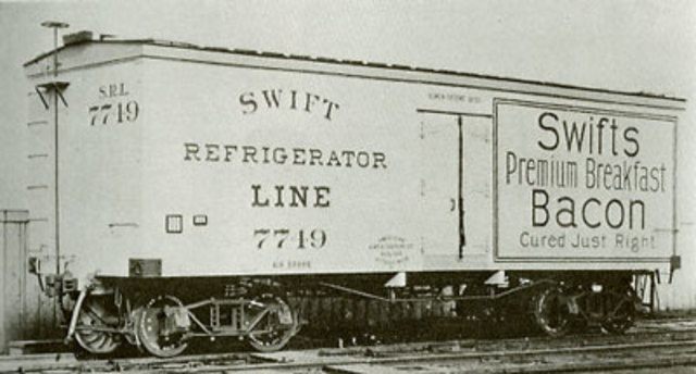 First Patented Refrigerated Railcar