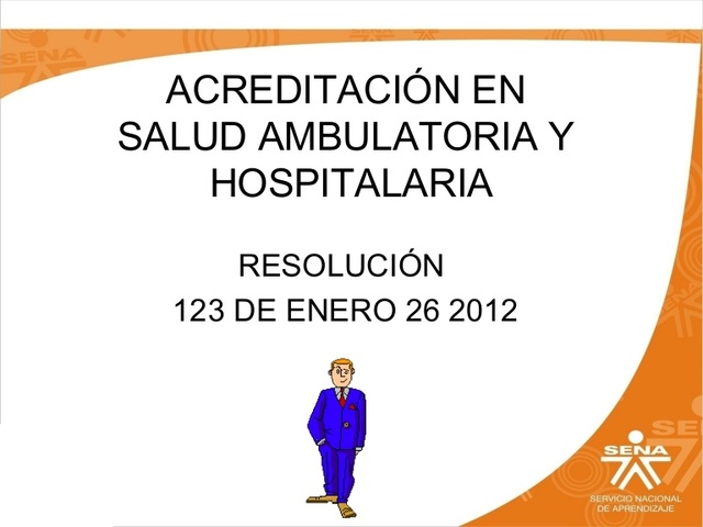 resolución 123 de 2012