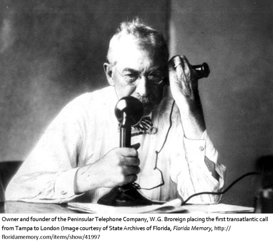 The First Trans-Atlantic Radio-Telephone Conversation