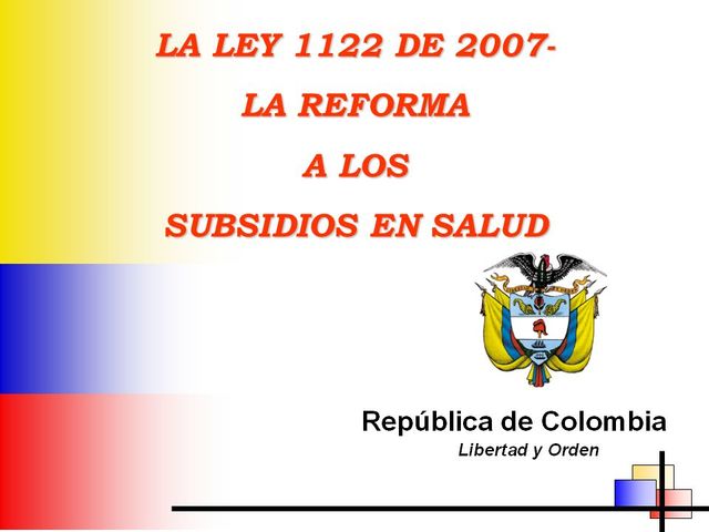 Ley 1122 del 2007