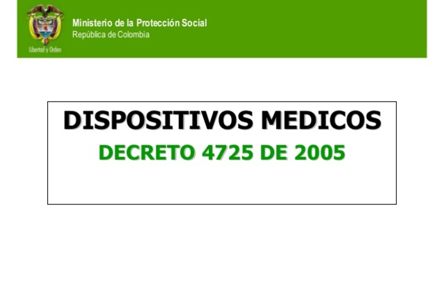 Decreto 4725 - 26 de Diciembre de 2005