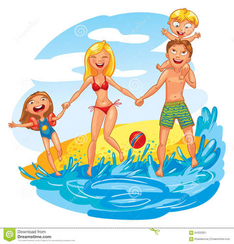 We were enjoying in the beach