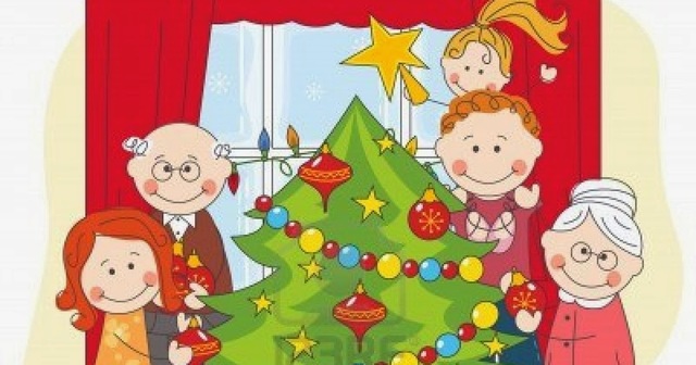 We were singing Christmas carols in Christmas Eve