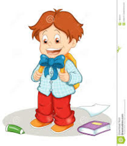 primer dia en la escuela