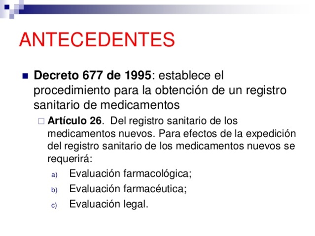 Decreto 677 de 1995