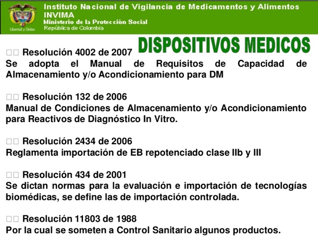 RESOLUCIÓN 434 DE 2001