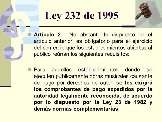 LEY 232 1995