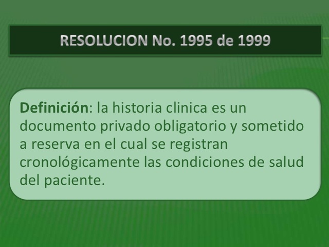 RESOLUCIÓN 1995 DE 1999