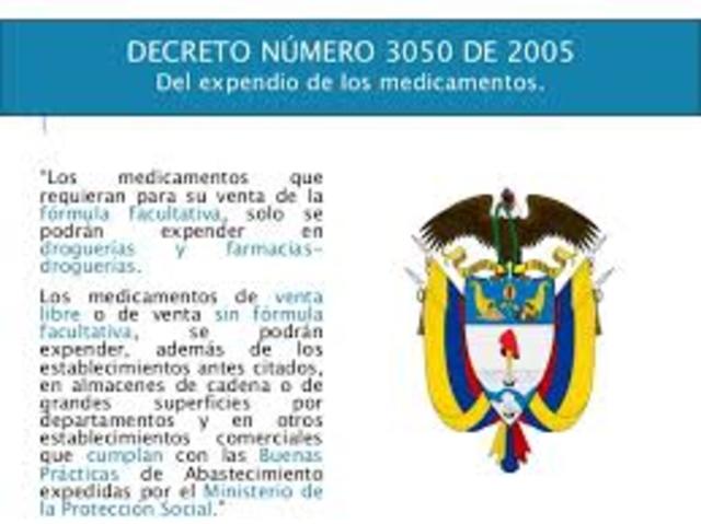 decreto 3050 2005