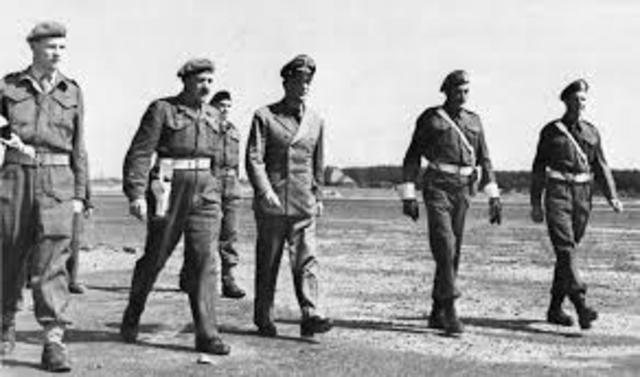 Canadian forces fight as a separate army.