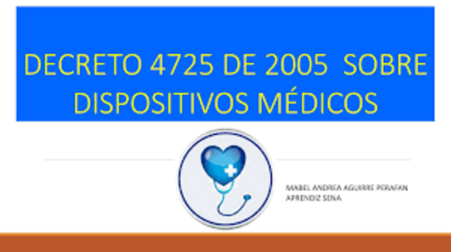 Decreto 4725 de 2005
