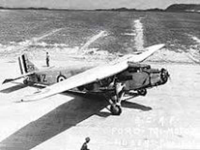 Ford Trimotor Model 5AT makes first Flight