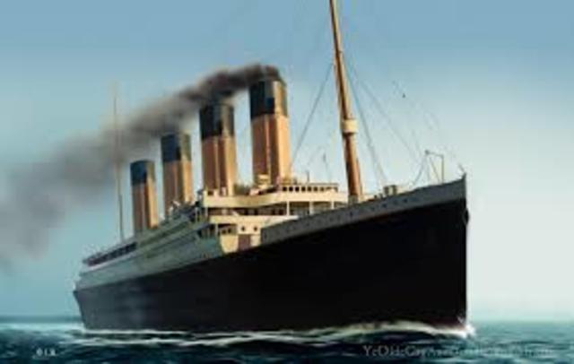 Titanic began sea trials.