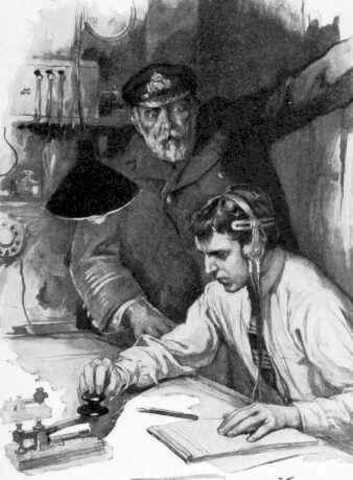 The last radio message was sent. The captain announced ‘Every man for himself’.