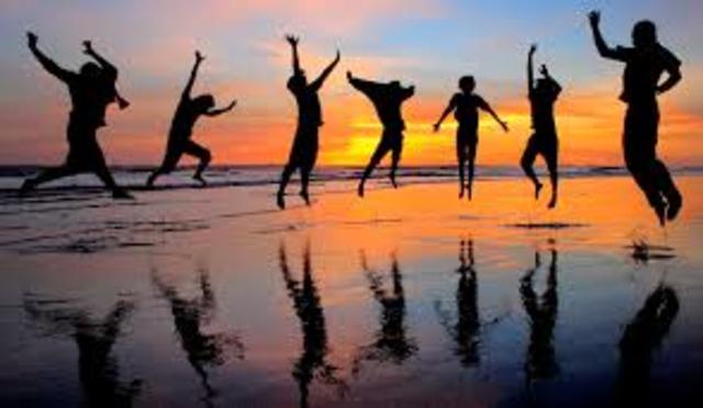 el segundo año con mis amigos