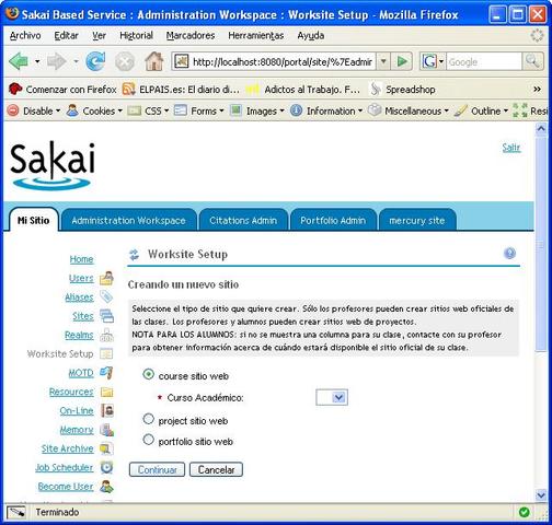 Proyecto Sakai