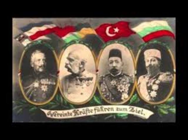 Turkey joined the central power