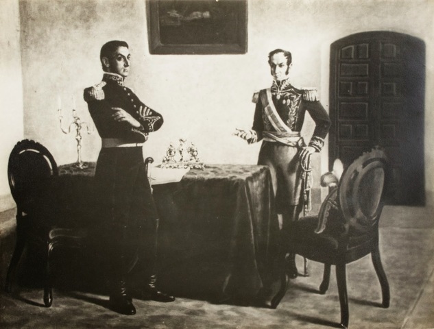 Encuentro entre Paez Y Bolivar