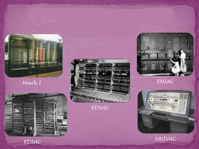 PRIMERA GENERACIÓN DE LOS COMPUTADORES