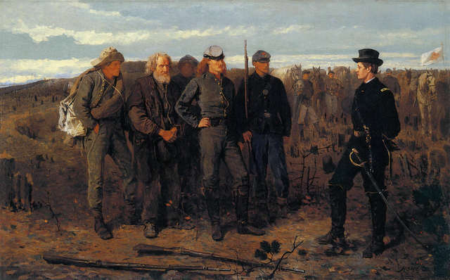 Winslow Homer: "Prisoners from the front"