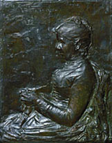 Paul Wayland Bartlett: "Woman Knitting"