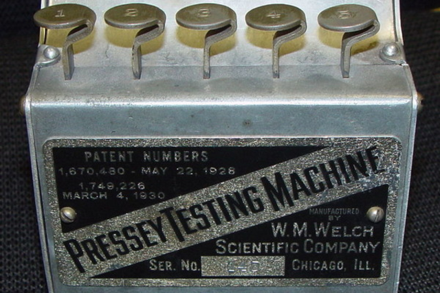 Pressey Mechanical Machine