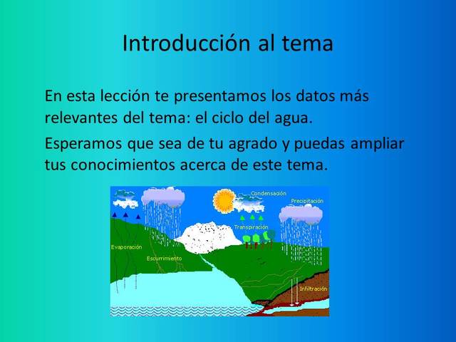 Introducción al tema