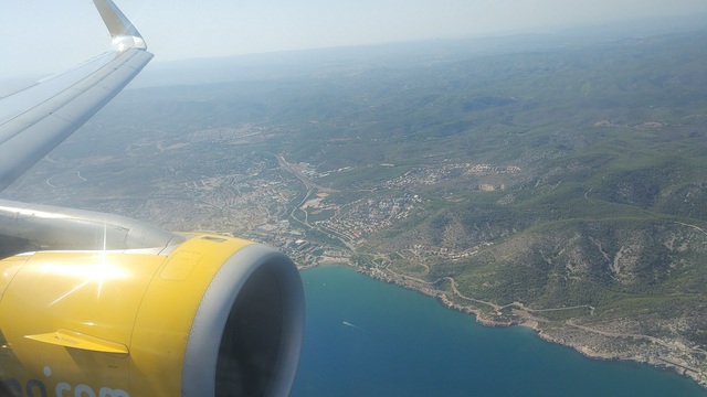 Arrival at the Barcelona airport