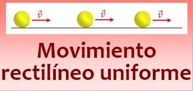 Movimiento rectilíneo Uniforme (MRU)