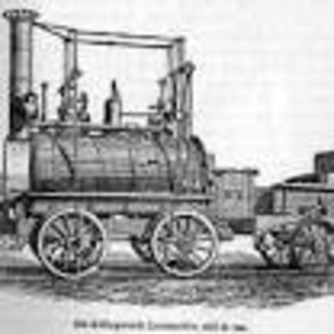 Steam engine locomotive