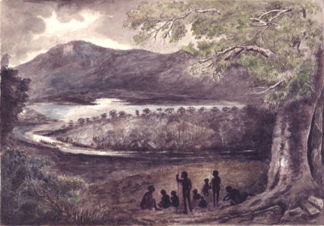 Risdon cove in VAn Dieman's Land