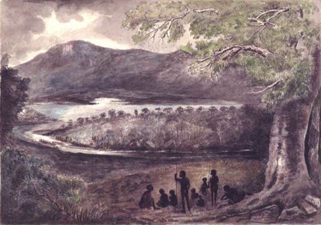Europeans landed in Risdon Cove, TAS