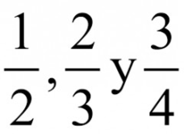 La línea fraccionaria