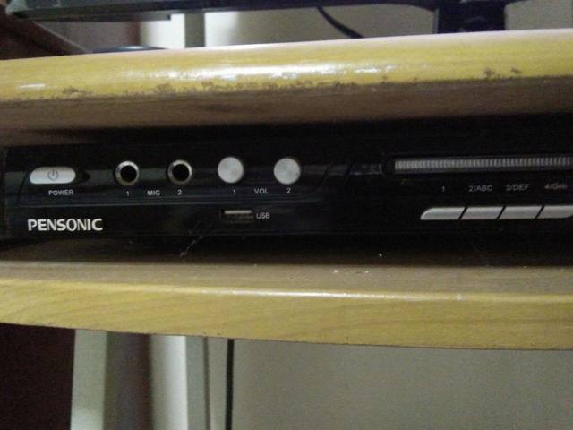 DVD and karaoke player