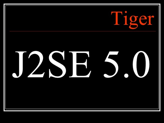 J2SE 5.0