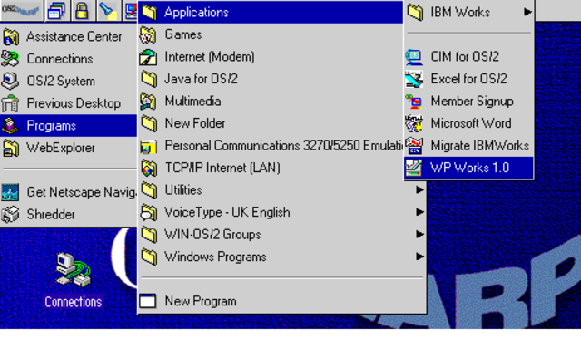 S.O OS2 Warp 4 y S.O Palm