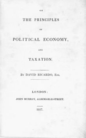 Principles of Political Economy and Taxation.