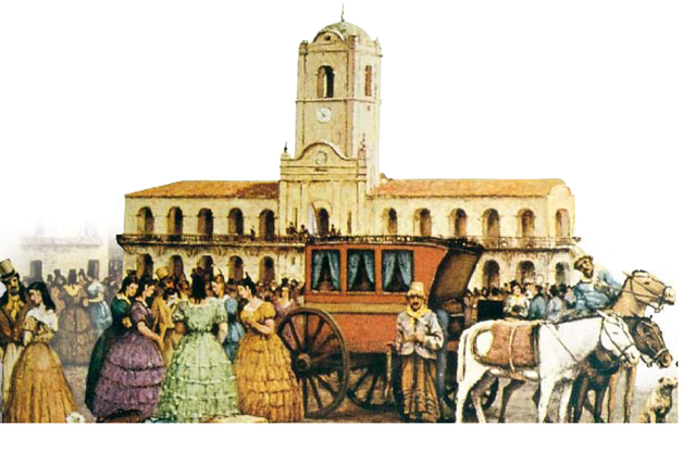 época colonial: conquista española.