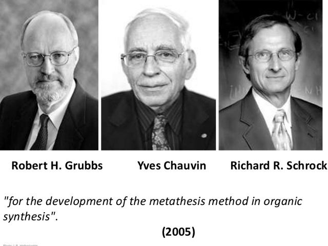 Desarrollo del metodo de metatesis olefinica en la quimica organica