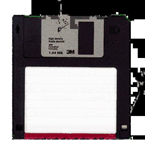 Decada de los 80-Disquete de 3.5 : 1,44 mb