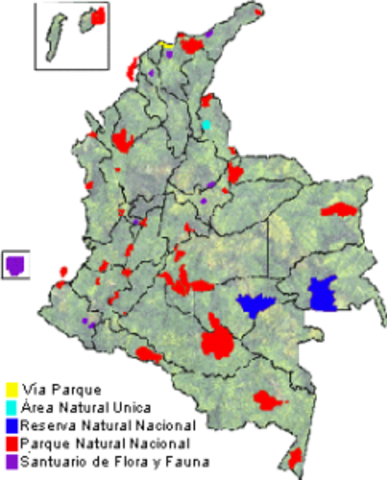 Colombia protege más de 18 millones de hectáreas