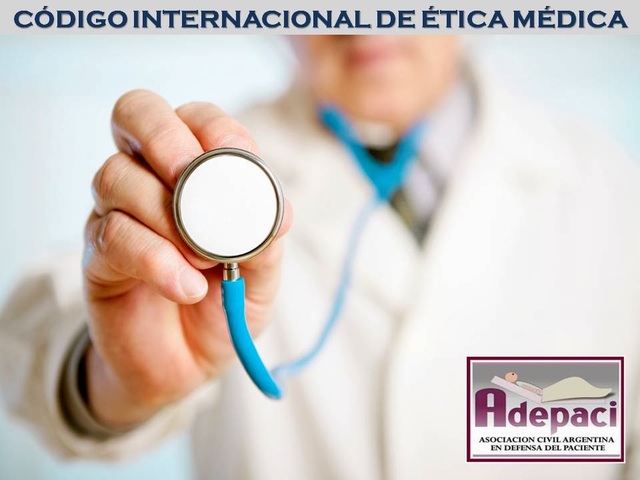 1949 Código Internacional de Ética Médica, emitido por primera vez en Londres por la misma AMM en la asamblea