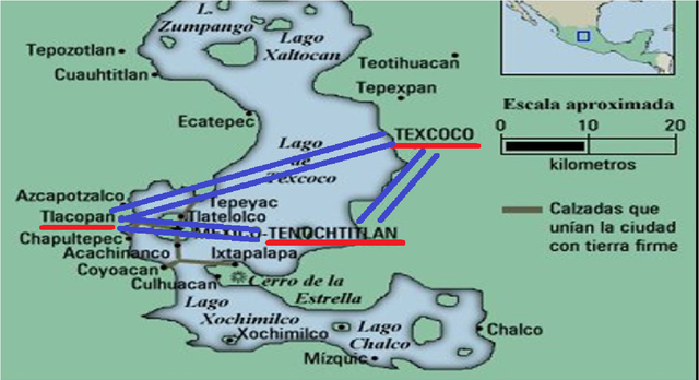 Los Aztecas fundaron Tenochitlan